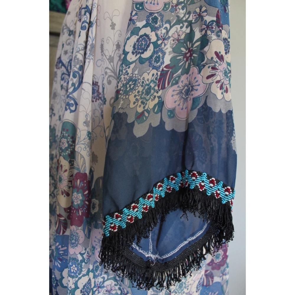 Umgee Gypsy Bohemian Boho Open Front Aztec Beadin… - image 3